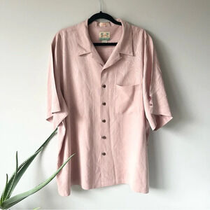 Vintage Reyn Spooner Silk Floral Print Hawaiian Shirt